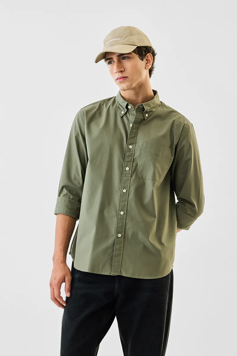 Cotton Oxford Shirt