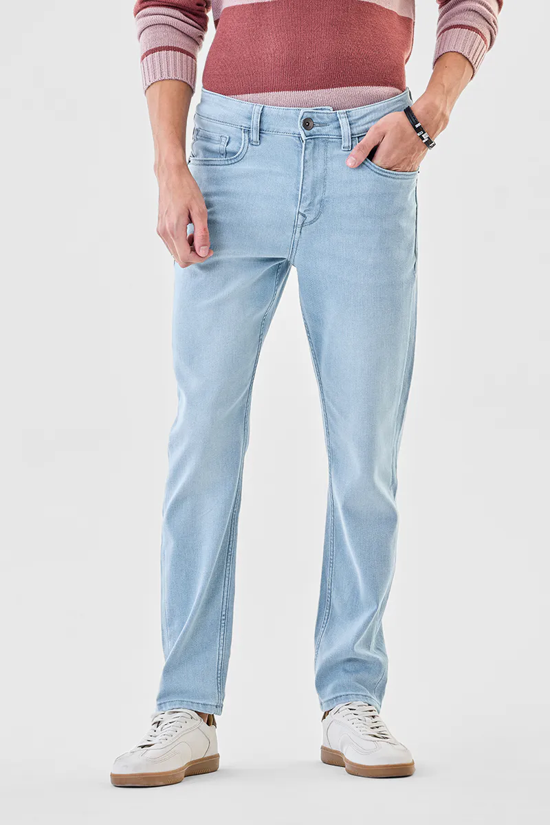 Men Loose Fit Mid Rise Jeans