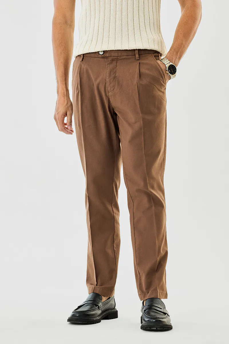 Tailored jersey trousers